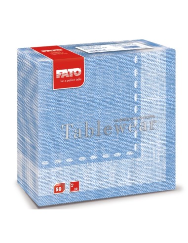 TOVALLÓ FATO 40X40CM CACHEMIRE BLUE - CAIXA 800UNT