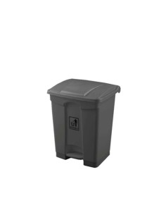 CONTENIDOR 30LT GRIS CUBO+PEDAL S/TAPA F07330R