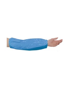 MANGUITO POLIETILÈ 0,02mm BLAU PAQ. 100UND