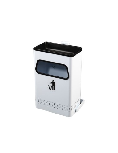 PAPEL.CENICERO RECT.PARED METÁLICA PINT.25L