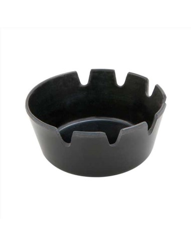 CENICERO SOBREMESA 10cm NEGRO BAKELITE 24 UNID