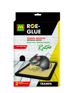 ROE-GLUE TRAMPA ADHESIVA RATONES 3 UNIDADES