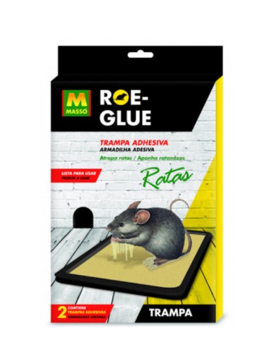 ROE-GLUE TRAMPA ADHESIVA RATOLINS 3 UNITATS