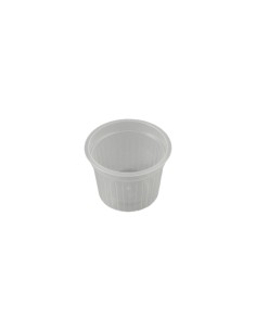 TARRINA PP 100CC TRANSPARENT - PAQUET 50UNT