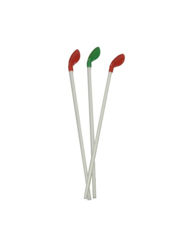 AGITADOR CAÑA CON CUCHARA 22CM - PAQUETE 100UND