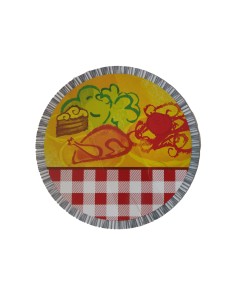 TAPA POLLASTRE RODONA BAIXA (COLORS) PAQ. 100 UN