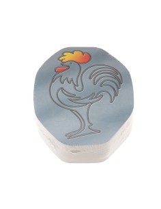 TAPA POLLASTRE OVALADA (REF. T42600PFR) - PAQ 100U