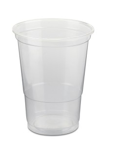 VASO PLASTICO REUTILIZABLE TRANSP. 500CC 800UND