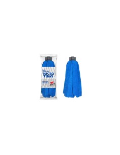 FREGONA MICROFIBRA TIRAS AZUL 150g