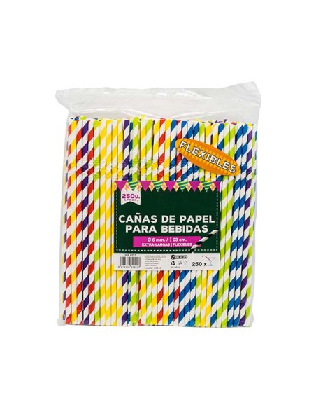 CANYETES FLEXIBLES 23x6mm RATLLES FLUOR.PAQUET 250 UNITATS