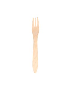 TENEDOR DE MADERA 16CM CAJA 2500UND