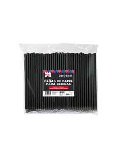 CANUTILLO RECTO NEGRO 230X0,8 MM- PAQUETE 250UND