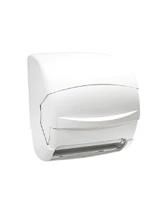 DISPENSADOR PAPEL DE PALANCA BLANCO