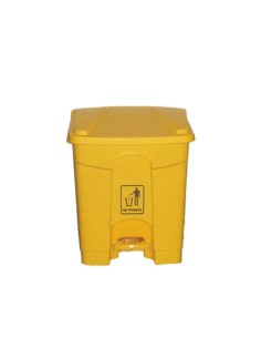 CONTENEDOR 68LT PEDAL AMARILLO + TAPA REF.AF07317