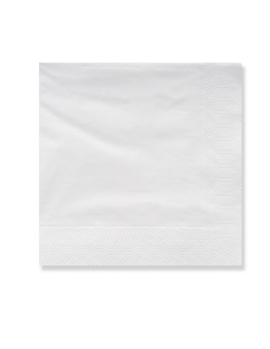 SERVILLETA 40X40CM 2 CAPAS BLANCA - CAJA 2400UND