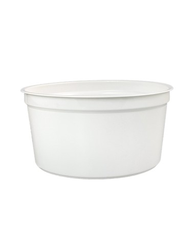 TARRINA BLANCA 500CC POLIP. - 600UND