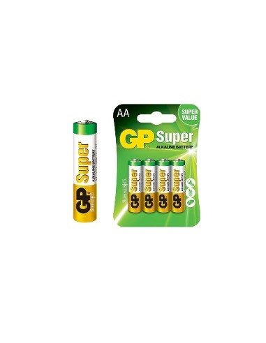 PILES SUPER ALCALINA R6 PAQ 4 UNT