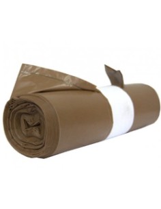 CAJA/PAQ.B.BASURA 52X60CM GALGA 90 MARRÓN 1250U