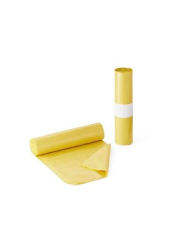 CAJA/PAQ.B.BASURA 95X130CM GALGA 230 AMARILLA 200U