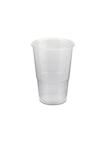 VASO CERVEZA REUTILIZABLE 370CC TRANSP. 2000UND