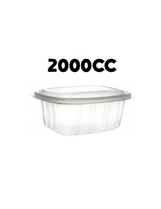 SAFATA AMB TAPA 2000CC TRANSPARENT - PAQUET 25UNT 2