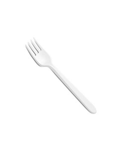TENEDOR PLÁSTICO REUTILIZABLE 17CM - PAQUETE 100UND