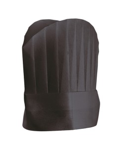 GORRO CONTINENTAL CHEF´S 25CM NEGRE C.100UNT