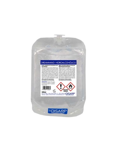 CARGA ECO-Z DREAMHAND GEL HIDROALCOHOLIC 500CC...