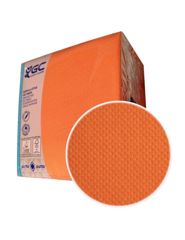 SERVILLETA 40X40CM PUA PUA NARANJA - CAJA 2000U