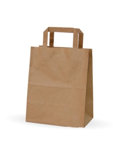BOLSA KRAFT CON ASAS KS2 22+11x25CM  250UND