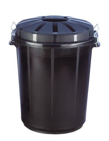 GALLEDA INDUSTRIAL 70LT AMB TAPA NEGRE