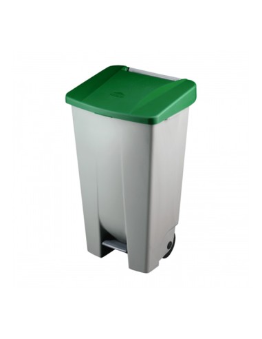 CONTENEDOR SELECTIVO 120LT + TAPA VERDE