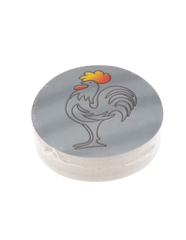 TAPA POLLO REDONDA BAJA(TARP) PAQ.100 UN