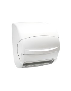 DISPENSADOR PAPEL DE PALANCA BLANCO