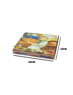 CAIXA PIZZA MICROCANAL 40X40CM - PAQUET 100UNT