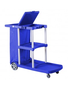 CARRO LIMPIEZA AZUL ALUMINIO (LY033YB)